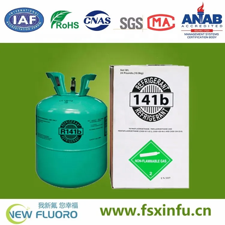 Газообразный хладагент R141b, Очищающий газ для труб кондиционера, оптовая продажа