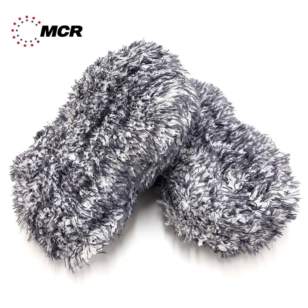 WASH PAD VISCOSE & MICROFIBER BUBBLE Made in Korea Car Care Detailing 16x23cm long pile high quality NEW DESIGN