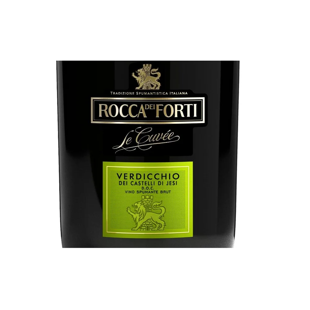Итальянское Сверкающее вино Rocca dei Forti verdicchiо D.O.C. Ват 750 мл стеклянная бутылка поставка оптом