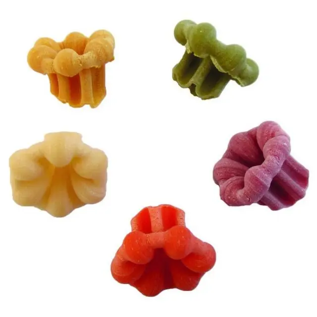 short dried italian pasta Premium Pasta Tri color Capitelli Italian Organic Pasta for Cooking 500gr