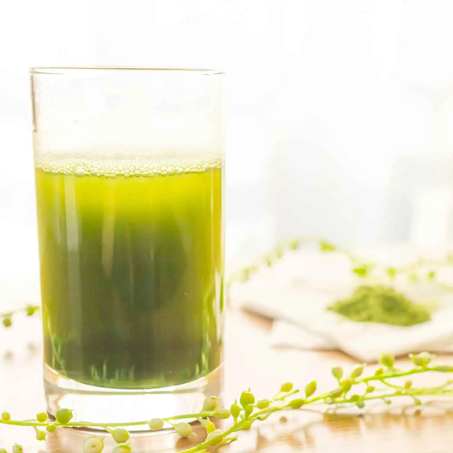 Made with Japan high quality barley grass pleasant to taste No additives or pesticides