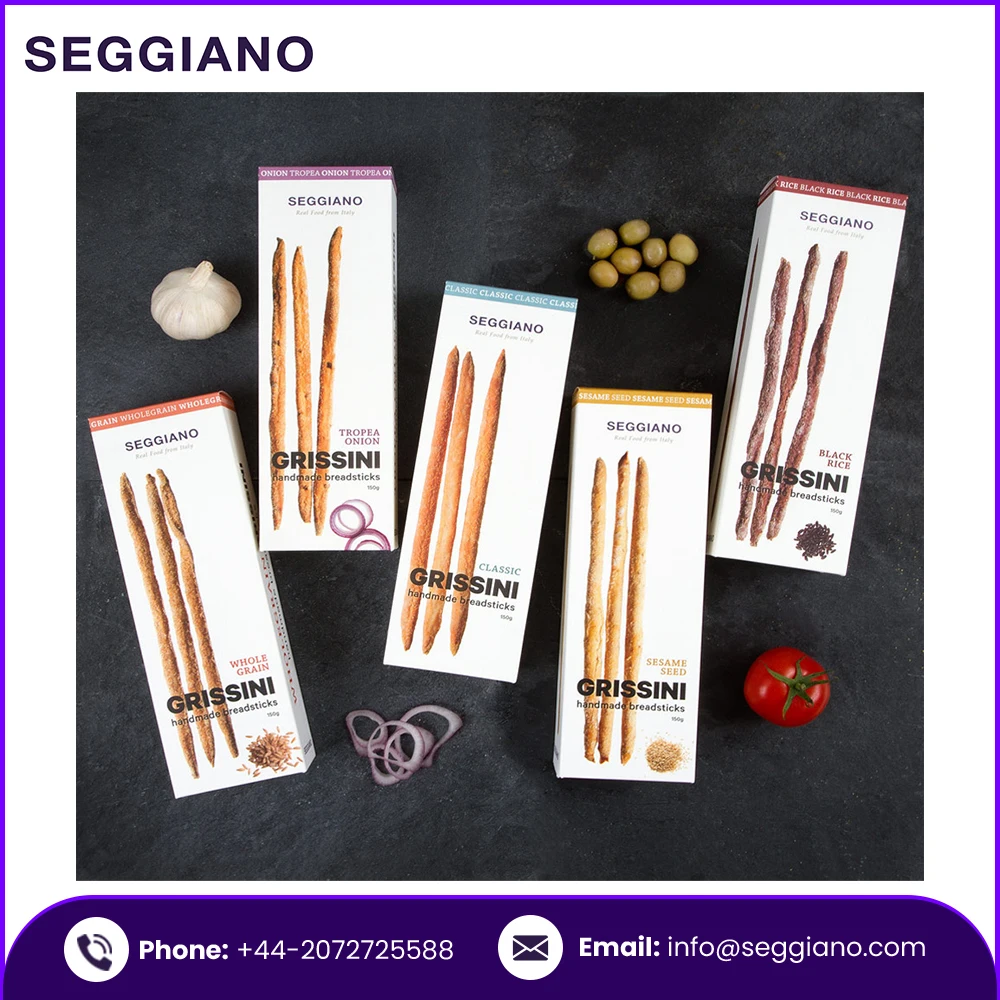 Глобальный поставщик высокое качество оптовая продажа низкая цена Seggiano Classic Grissini 150 г