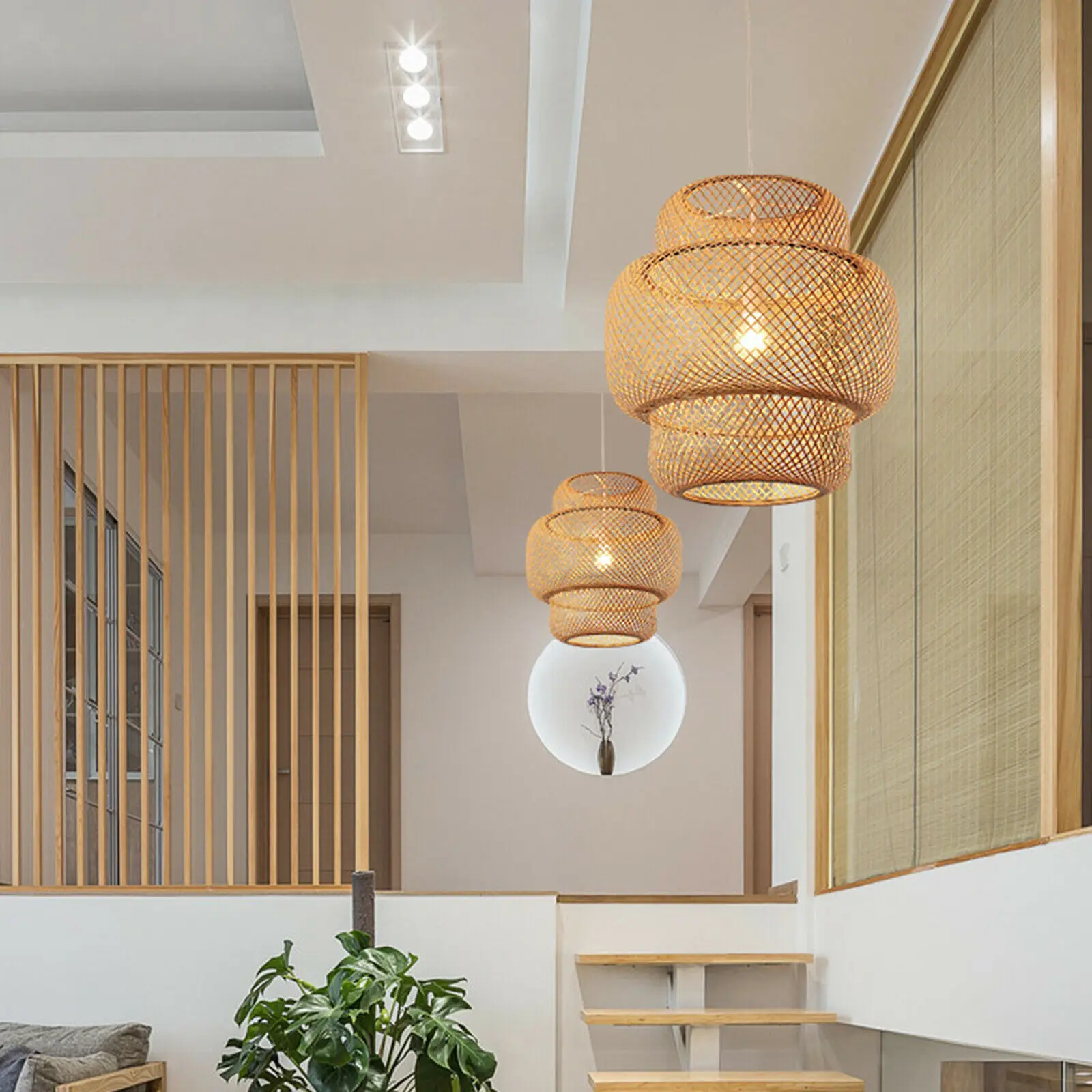 Handmade Pendant Light Rattan Bamboo Lamp Ceiling Lamp for Home Decoration Vietnam Manufacturer
