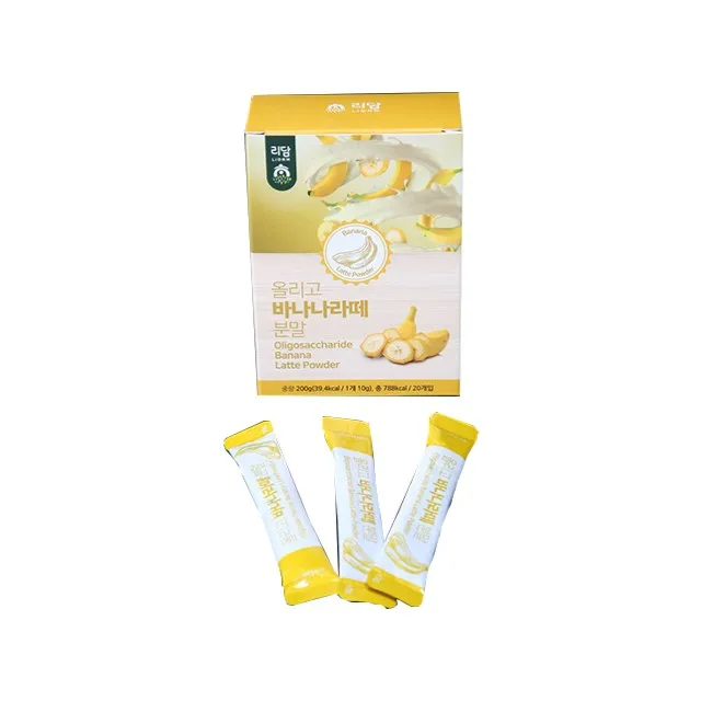 Лидер продаж банан клубника фрукты ароматы латте напиток порошок добавка Сделано в Корее