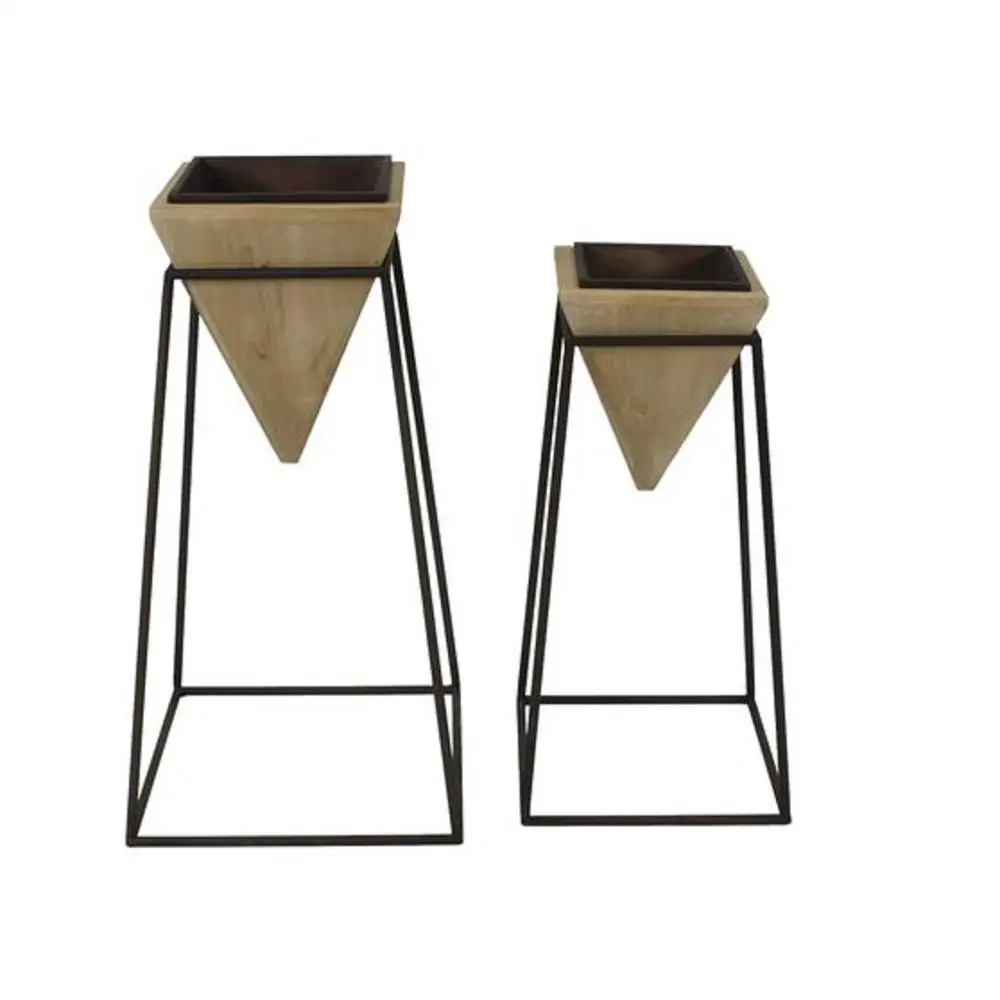 American style Antique Small metal planter pot Home & garden iron succulent artificial flower Bucket