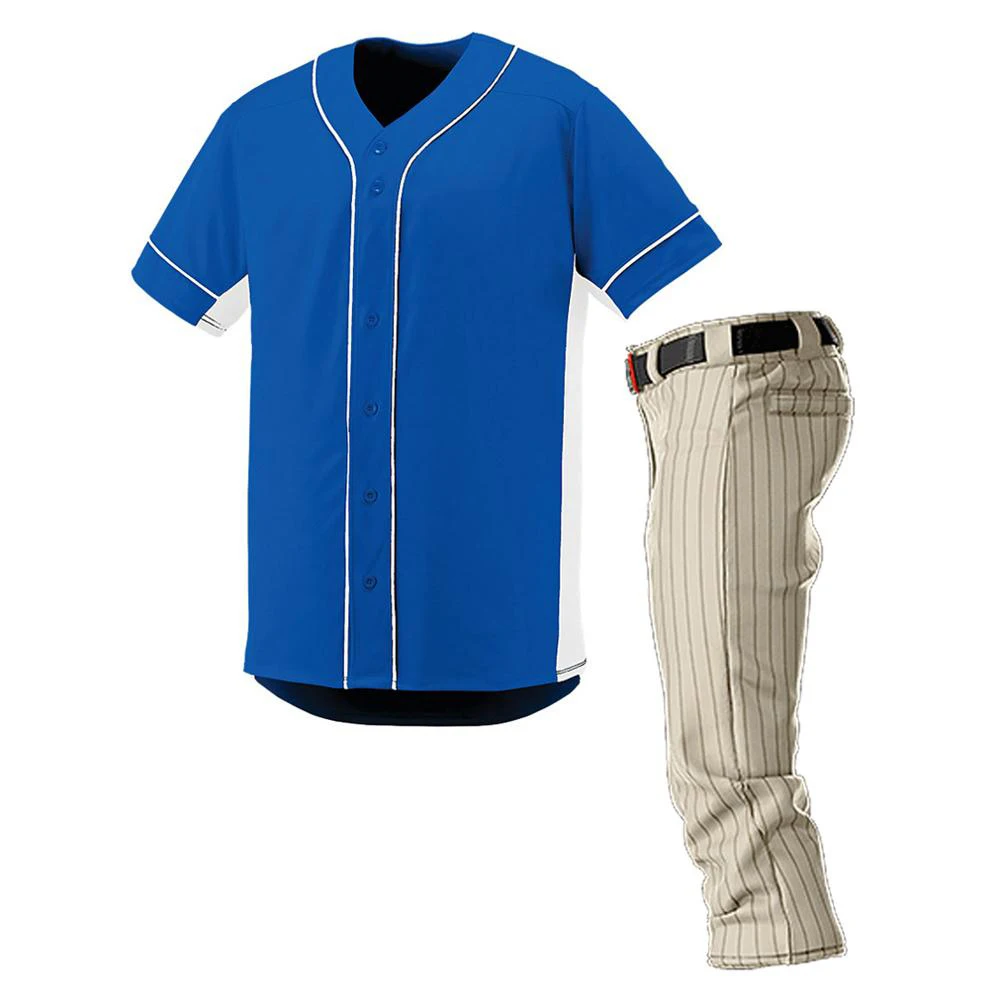 Wholesale Price Custom Logo Cheap Men s Blank Mesh Baseball uniform Jersey Set Top Softball Uniform Designs