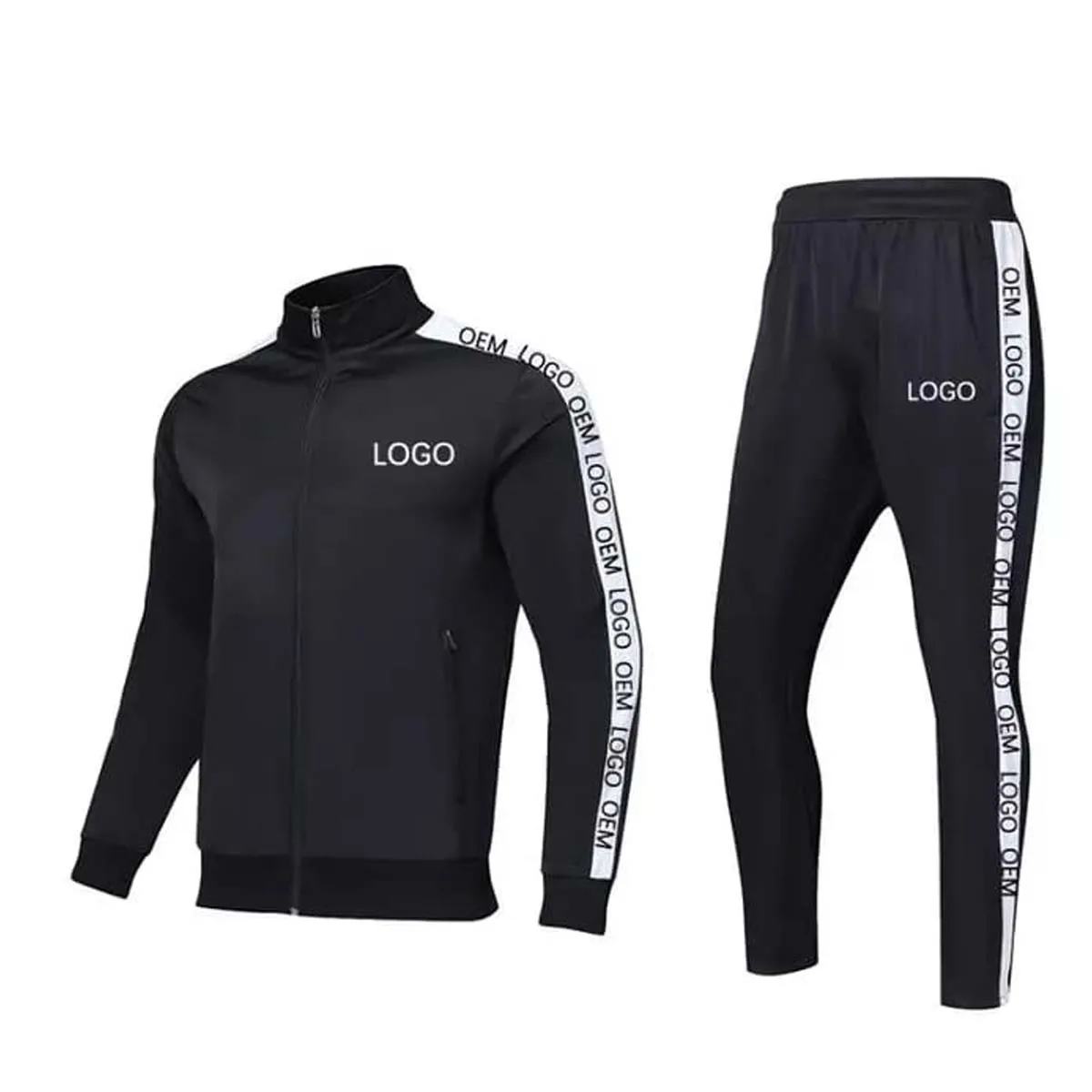 Спортивный костюм с логотипом под заказ наборы спортивных костюмов мужские спортивные тренировочные костюмы для бега простой футбольный спортивный Tepra