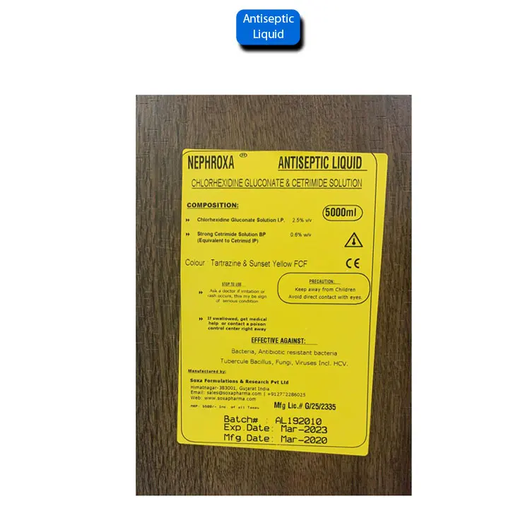 Leading Supplier of Genuine Quality Wholesale Liquid Antiseptic at Best Price