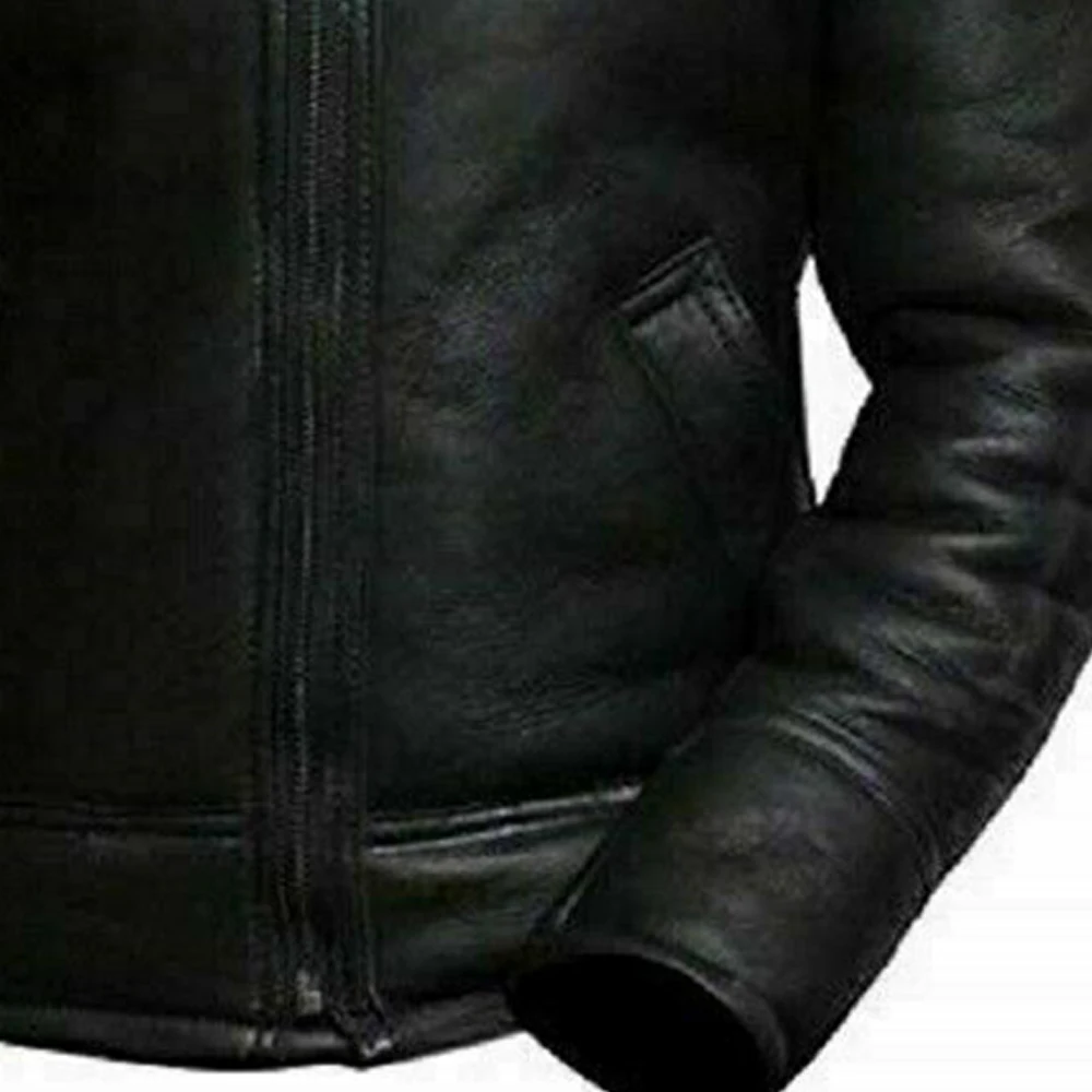 
wholesale Custom Shearling fleece jacket man With Custom Logo 