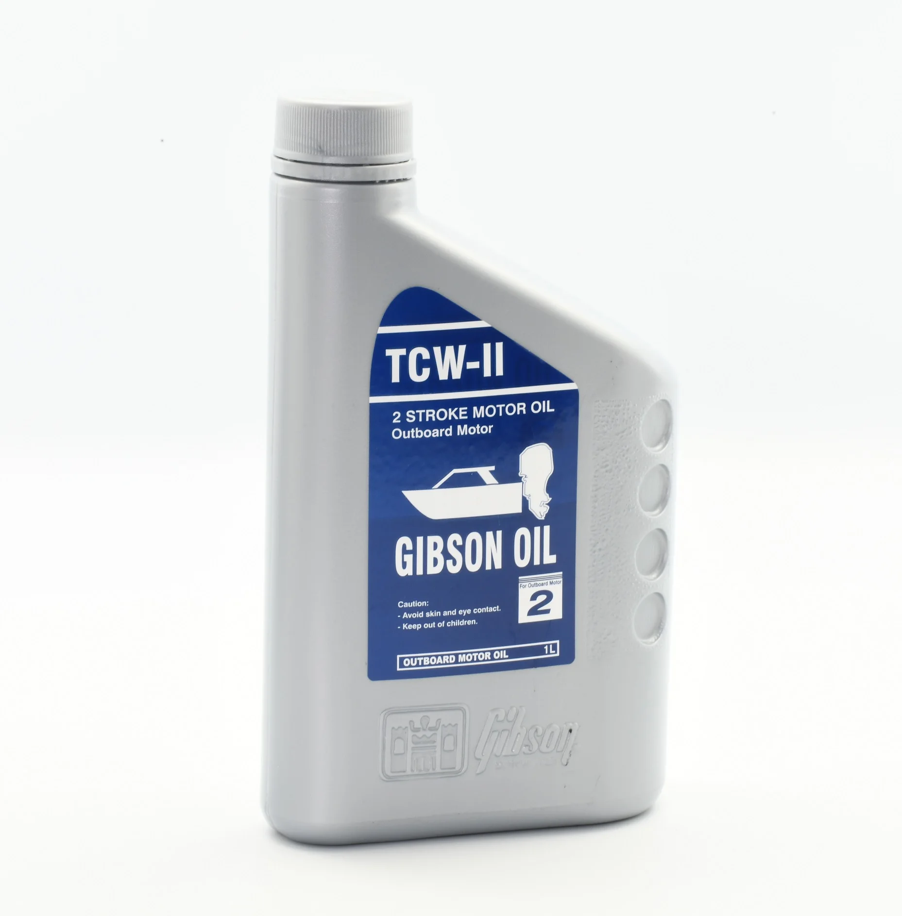 Gibson TCW-II 2 Stroke Outboard Motor Oil Suitable for Pre-Mix and Direct Oil Injection (1L)