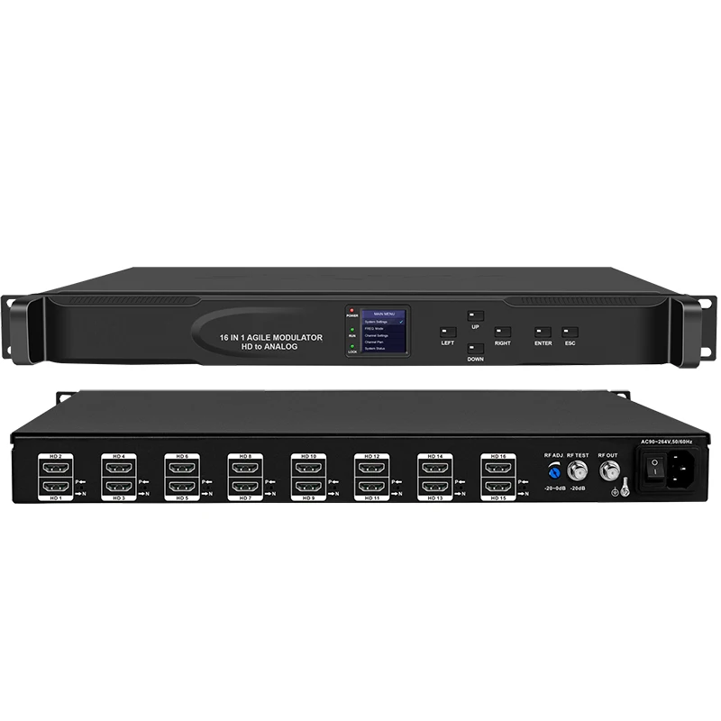 Dibviewolo OTV-H16RF 16 в 1 совместимому с HDMI к аналогу ВЧ модулятора для