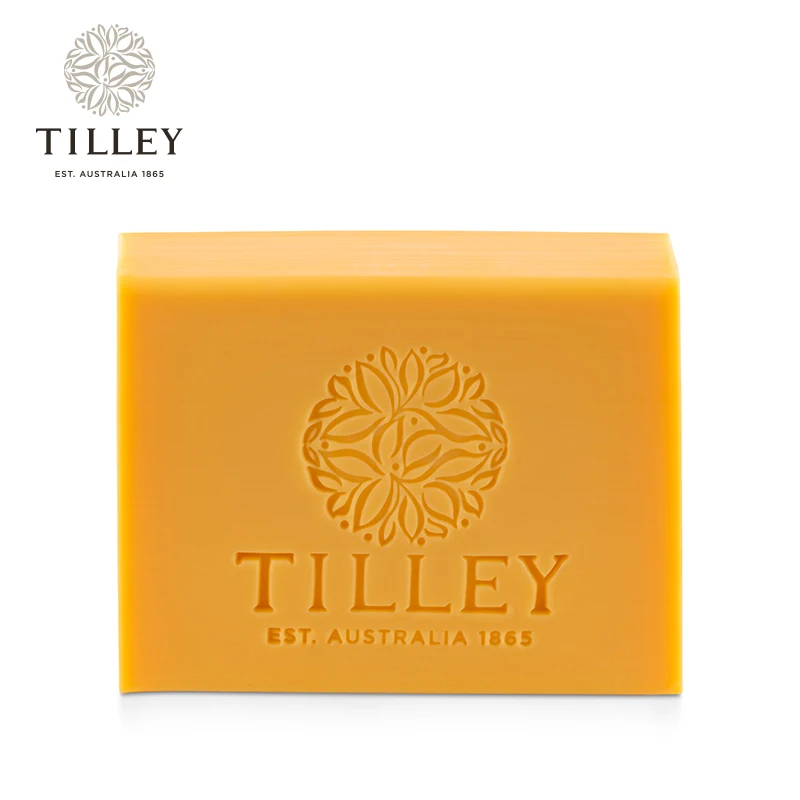 TILLEY - Body Soap - Finest Triple Milled Soap - Rough Cut Soap - 100g  - Tilley Classic White Collection