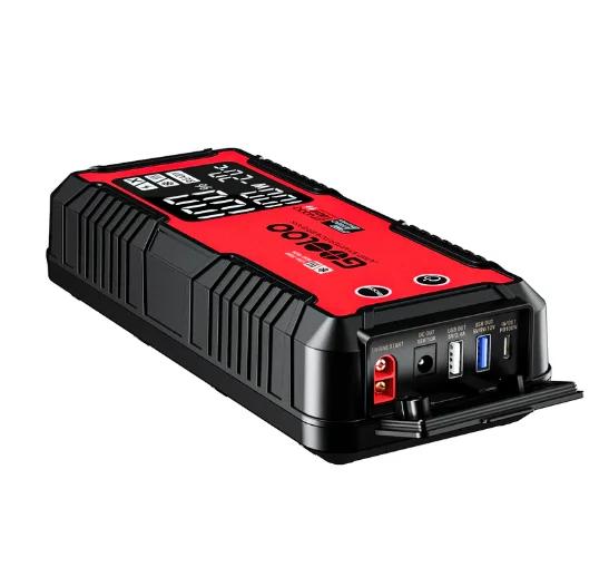 Gooloo GT4000S 4000A 99.2WH 12v зарядное устройство автомобиля скачок стартер автомобиля 26800 мА/ч, цифровой экран водонепроницаемый портативный машина заводится джемпер