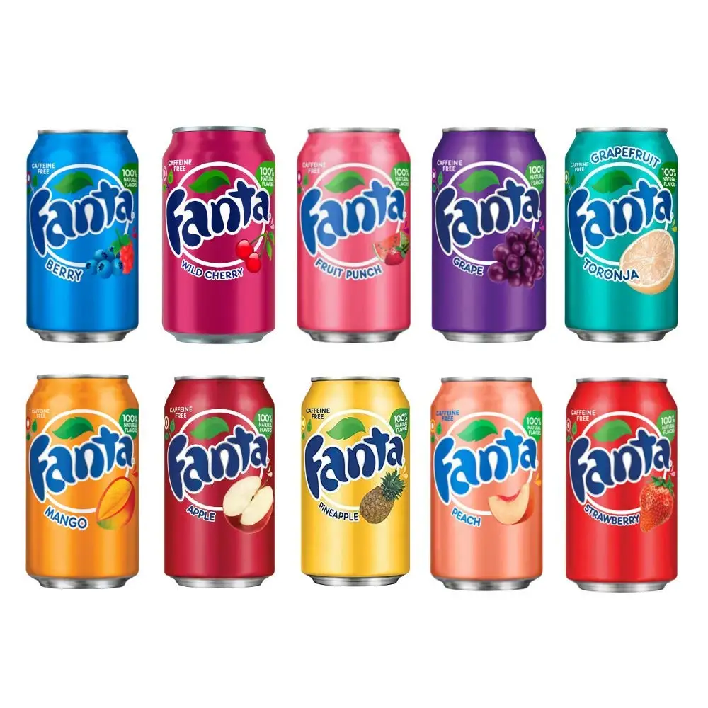 Hot Product Soft Drink Fruity Fanta Fruit Soda / Fanta, Fanta Exotic 330ml