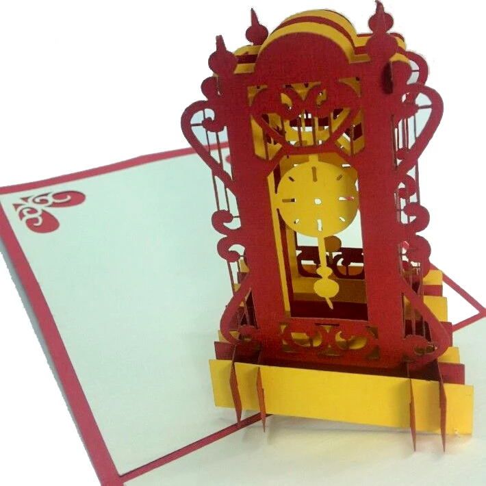 Интересные 3D открытки ручной работы новый год выдвижная открытка