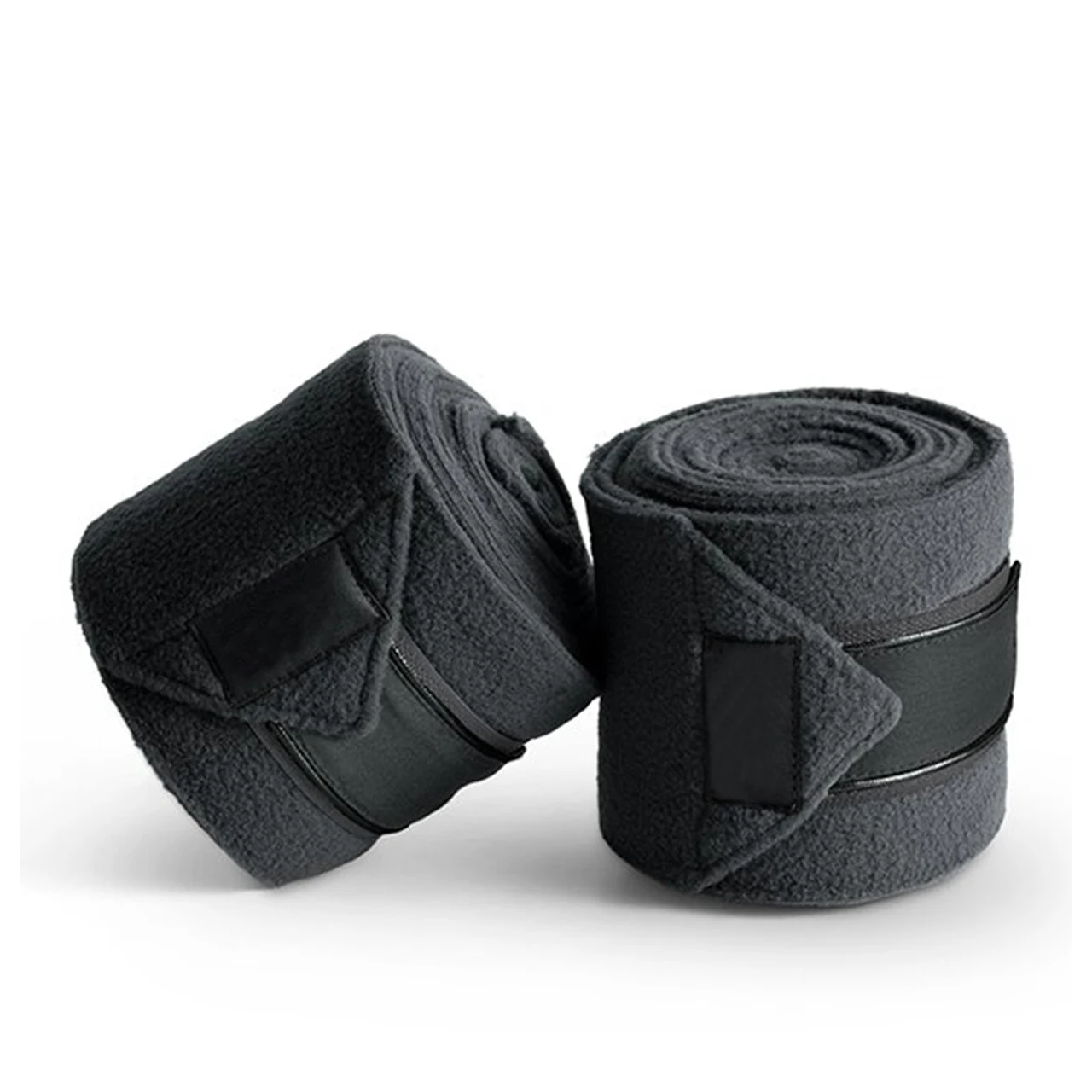 Эксклюзивные темно-серые флисовые повязки для Выездки лошади повязка ног