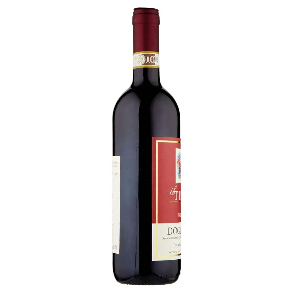 DOCG Dogliani DOP «Velluto Il Tino» итальянское вино красное от Piemonte 750 мл-шесть бутылочных