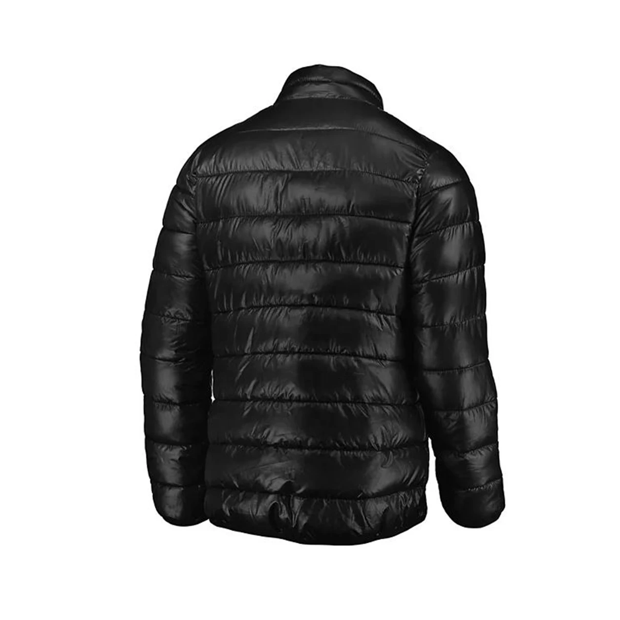 Men Fashion New Design Winter Puffer Shiny Jacket Warm Padding Wholesale Bubble Bomber Jean Jacket