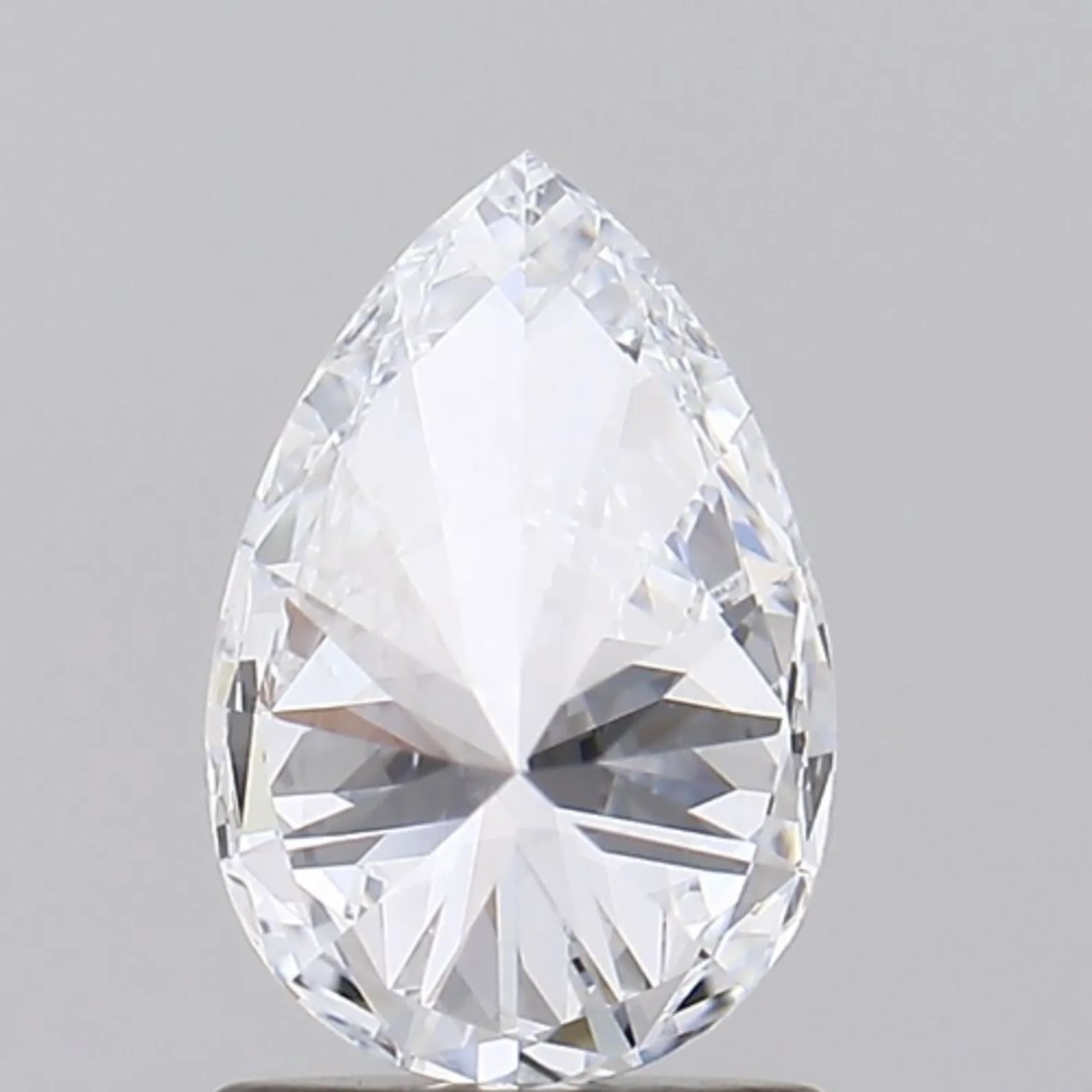F Color VVS2 Clarity Size 1.09Ct Polished Labgrown Diamond Pear Shape HPHT-CVD Diamond Jewelry Loose Diamonds