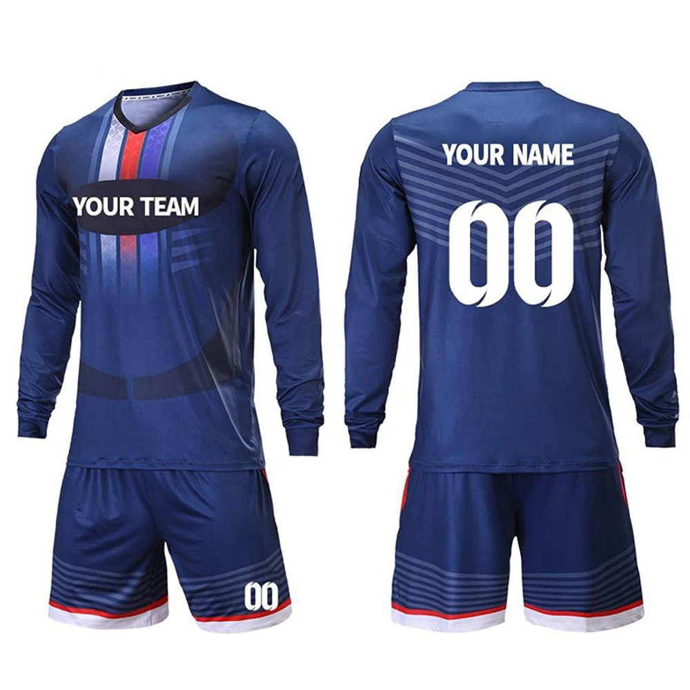 
Custom team name plus size soccer uniform new design long life soccer uniform set 