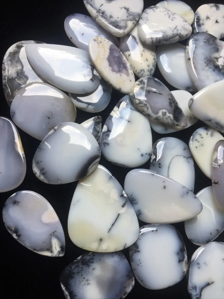 Dendrite Опал Кабошон dendrite драгоценный камень оптом Свободный