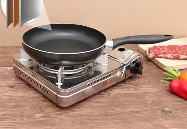 High quality pressed aluminium non stick coating frying pan