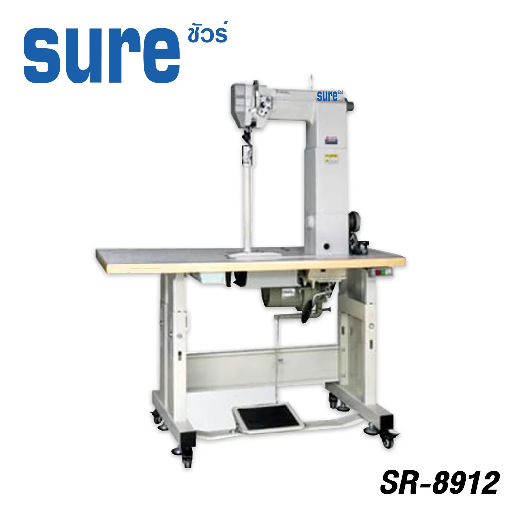 SR-8912 точно Одиночная игла высокий пост кровать ролик подачи швейная машина для кожи продукт, обувь, сумки, перчатки,