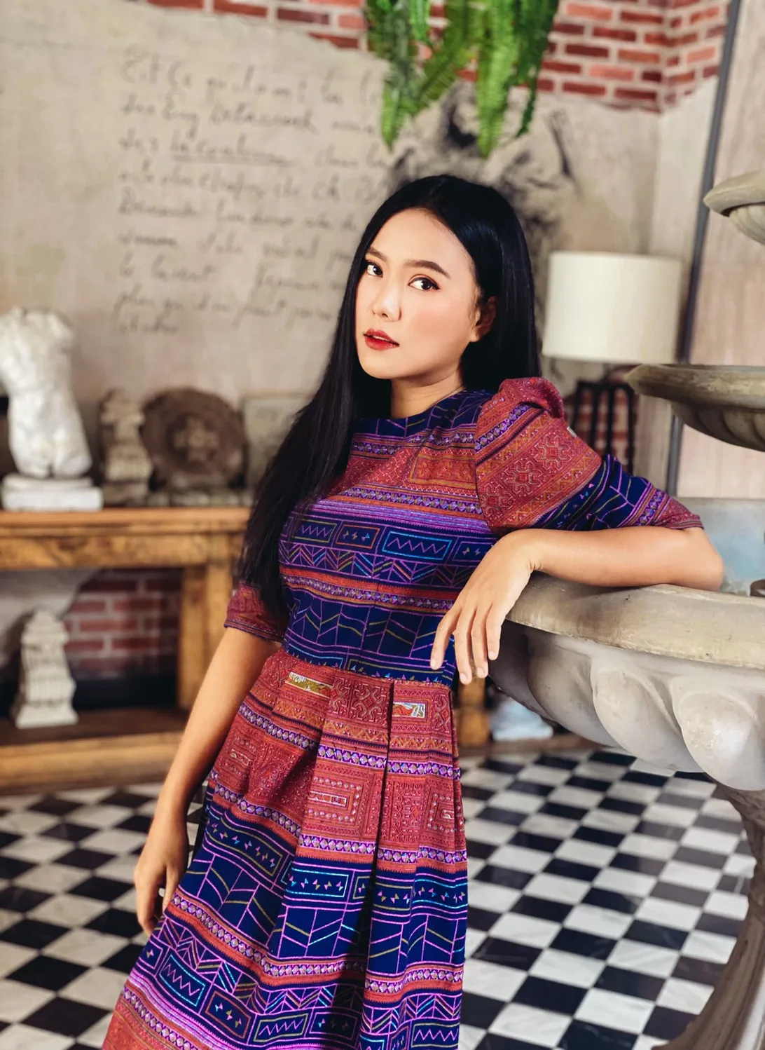 Best Seller Thai Casual Womens Dresses Premium Products Hand Made By Lada Lanna Collection - 004