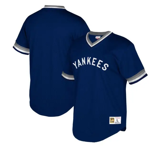 Wholesale High QUALITY Sublimation V Neck Baseball Jersey 100% Polyester for Men and Women Sportswear Shirts & Tops Custom Color