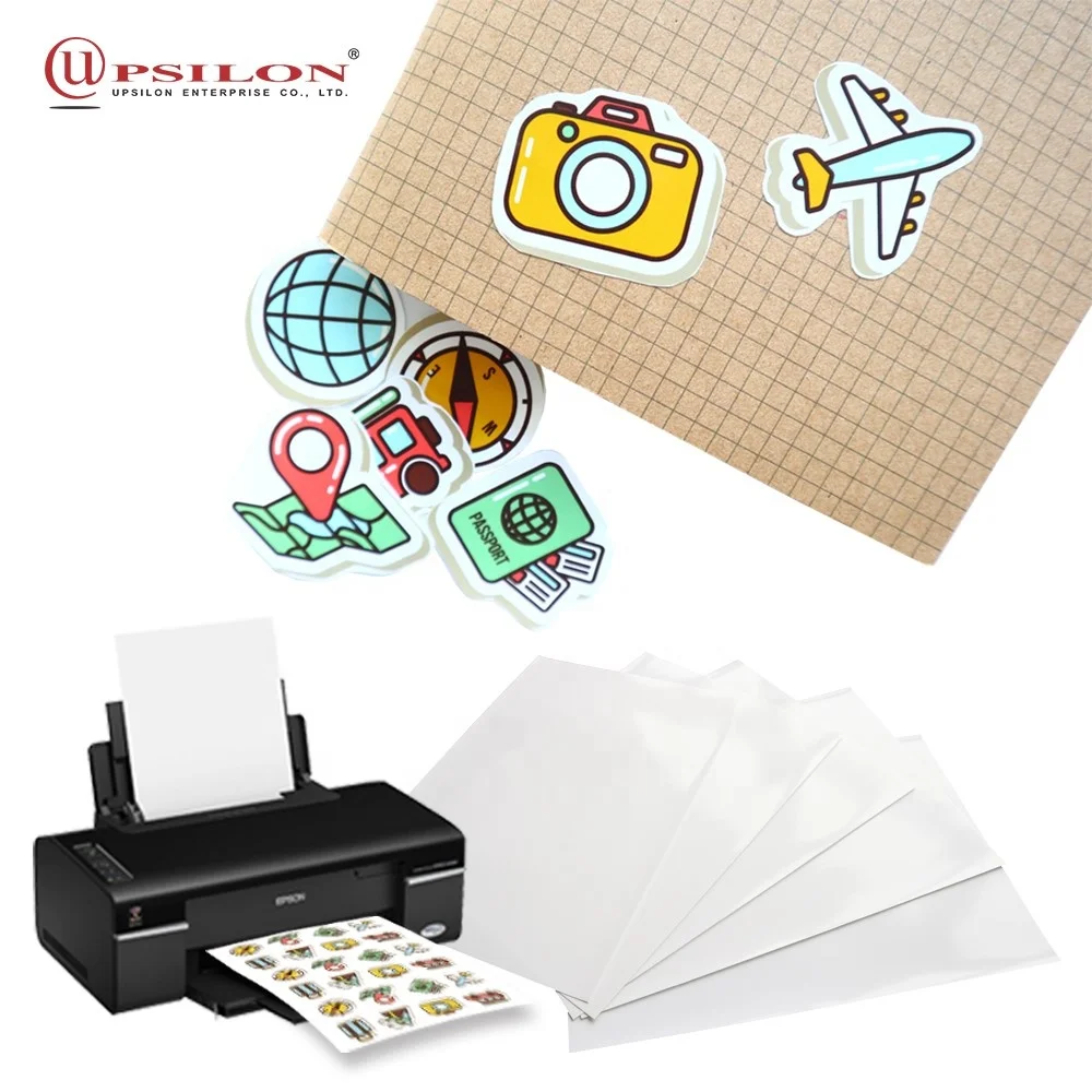 Inkjet Printing Glossy Adhesive A4 Personalised Stickers