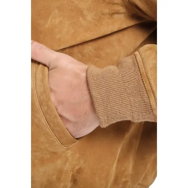 Мужская замшевая кожаная куртка-танкер времен Второй мировой войны (обычная и высокая)