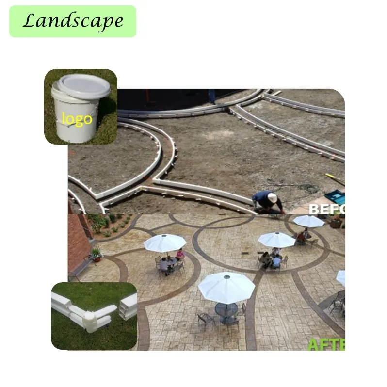 light weight plastic formwork  no nail no wiring fast work stable in water stackable easy to work artistic concrete work