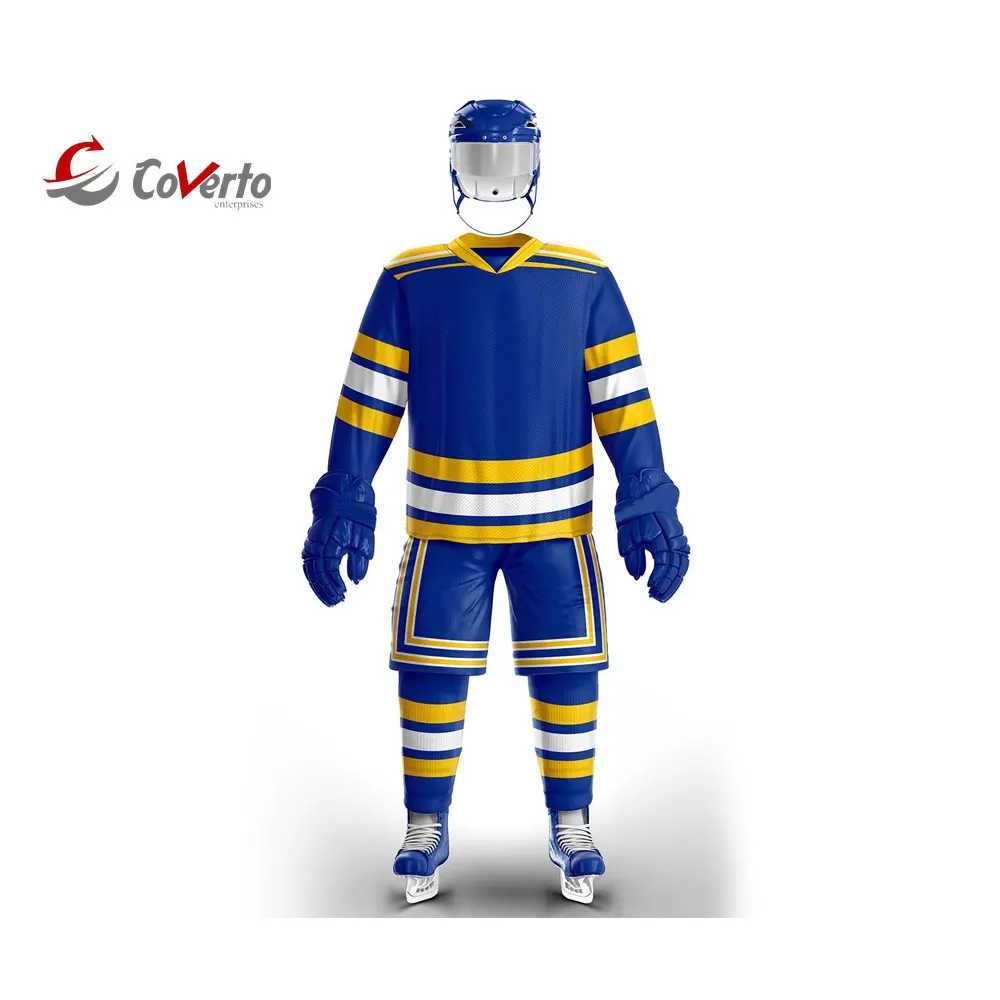  Мужская спортивная одежда для хоккея на поле комплект одежды международной команды униформа с шайбой Джерси