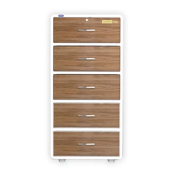 Omni Plastic Cabinet No.1366/5 Drawer for clothes