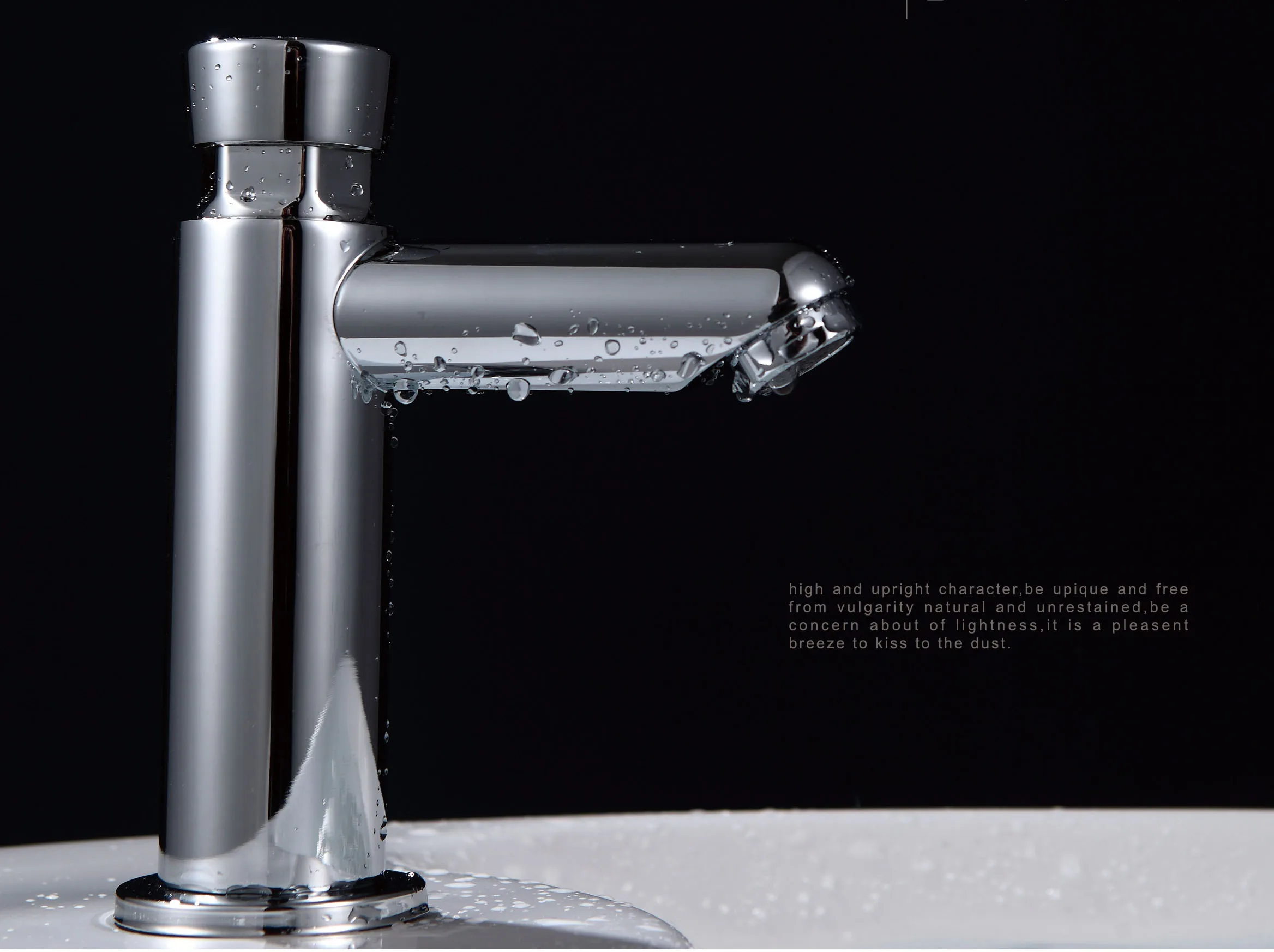 Fine Quality Full Brass Push Button Faucet Time Delay Auto Shut Off Water Tap