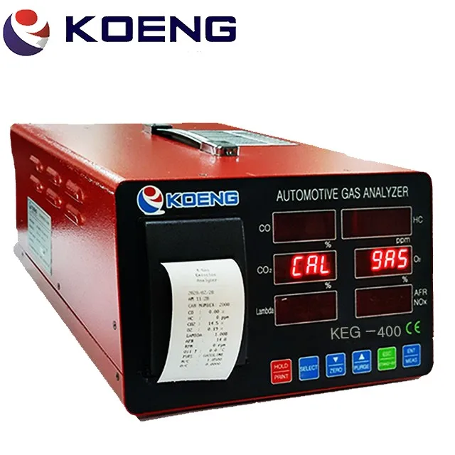 
KOENG Automotive Exhaust Gas Analyzer KEG-400, 4 gas analyzer, High quality Made in Korea 