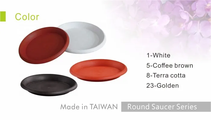  8009-1 Aiermei Round Saucer for Gardening and Home