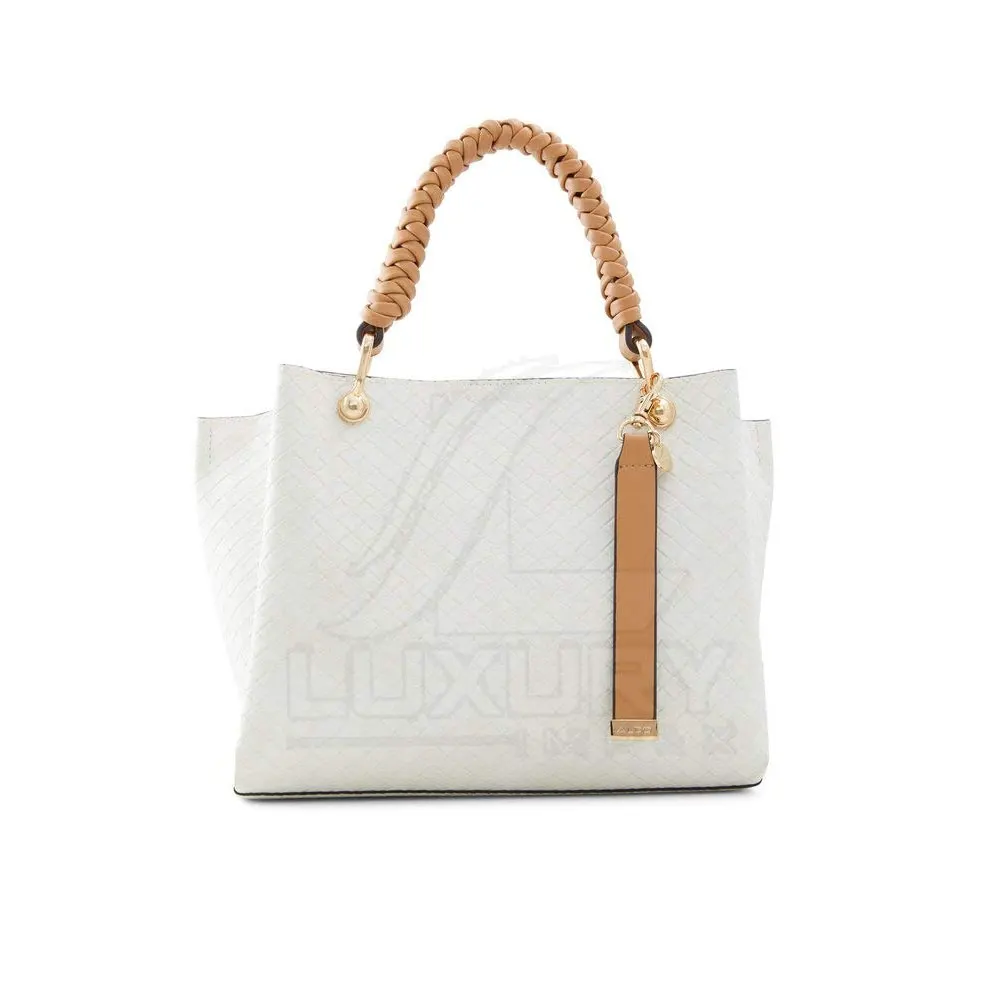 White Color Real Cow Leather Ladies Totes Bag Best Top Selling Women Lather Tote Bags