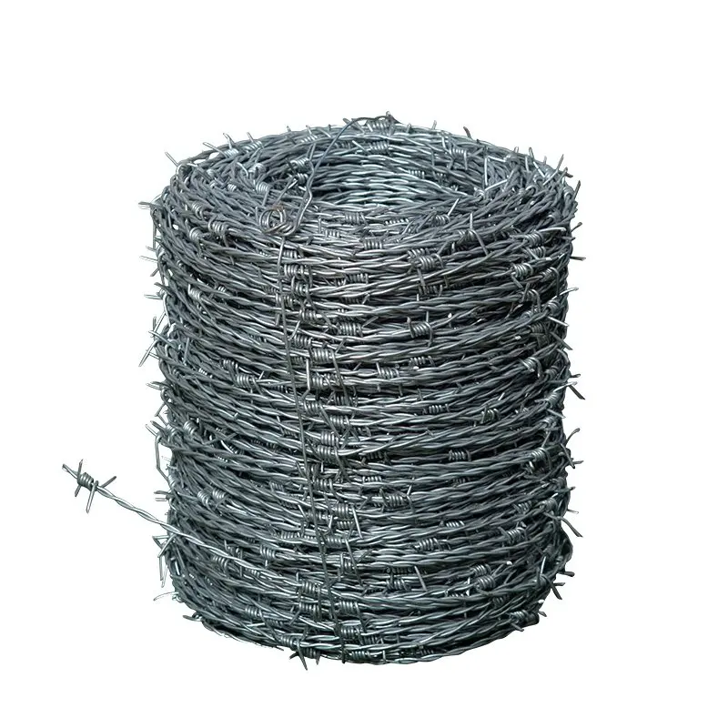 high quality barbed wire price per roll / galvanized barbed wire
