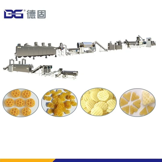 Chips Tortilla Nachos Making Machine Corn Flour Snacks Manufacturer Equipment