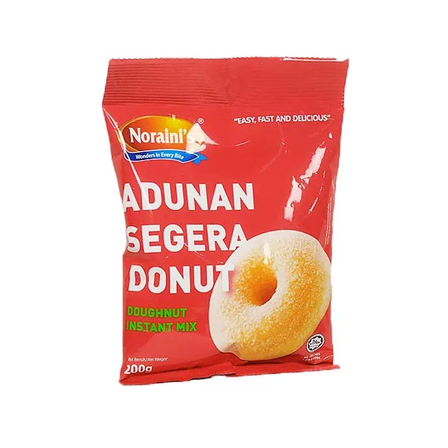 Low Price Muslim Friendly Homemade Instant Mix Premixed Doughnut Powder 200g Fast and Easy Fried Doughnut Mix Flour