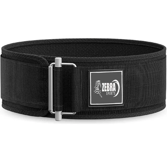 Custom Label 4-inch Nylon Weightlifting Power lifting Gym Waist Belts