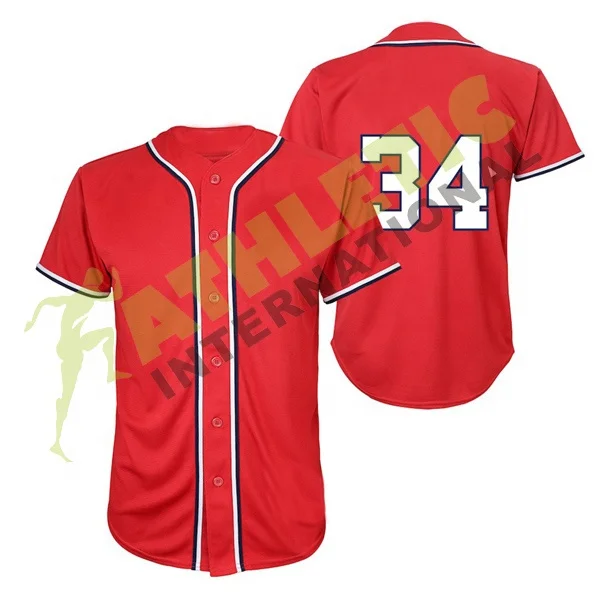 Baseball and Softball Wear Jersey Shirts Sportswear High Quality OEM Custom Design Short Sleeve Breathable Quick Dry Jersey 2024