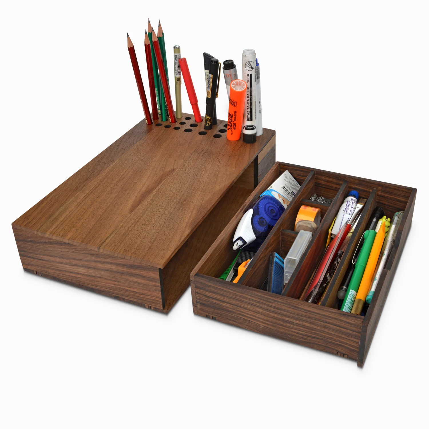 
Stationery Holder I Reka - Cabinet Pen Organiser - WOODSAKA I Eco friendly I Desk Set 