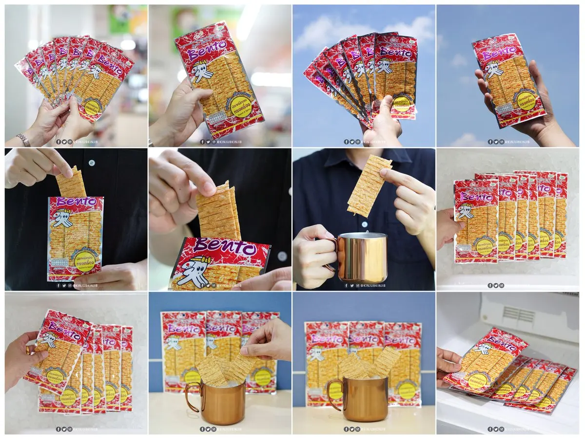 Bento squid seafood snack From Thailand