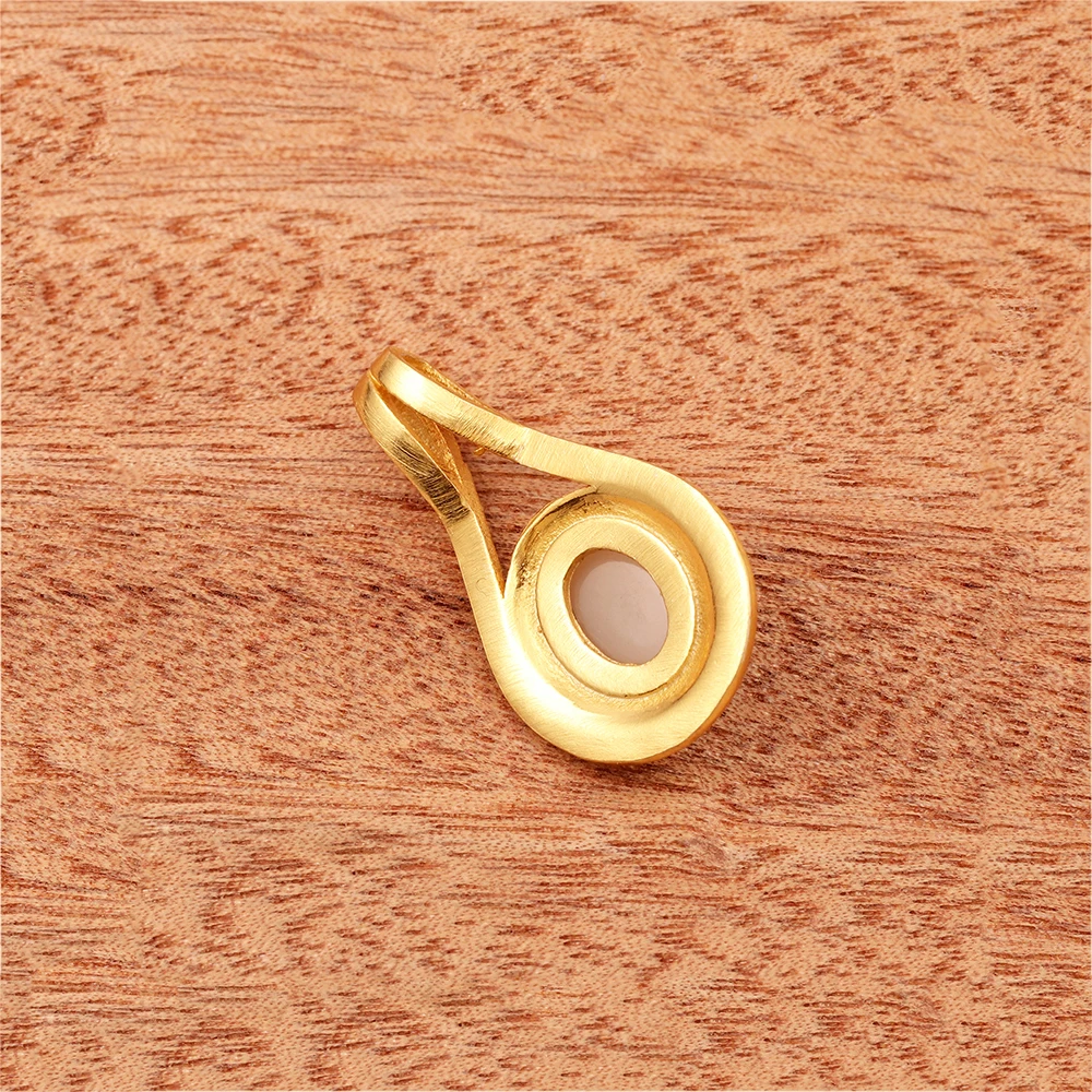 Opalite Stone Wholesale Gold Plated Brass metal Jewelry Gemstone Prong Sett Adjustable Necklace Women Jewellery Mode Joyas N-075