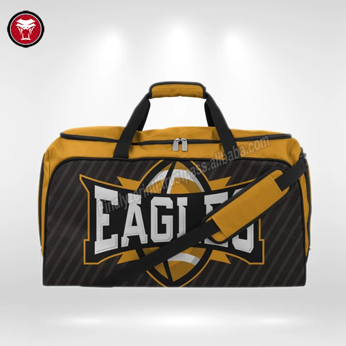 Топ продаж 2021-22 недорогие спортивные сумки с сублимационной печатью и индивидуальным логотипом высокого качества