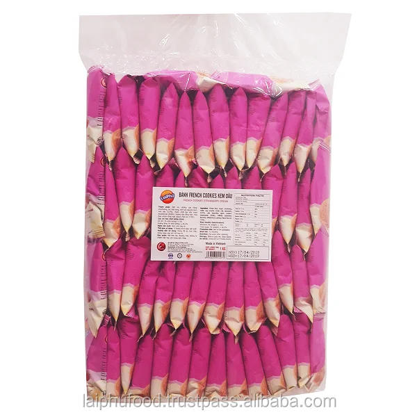 
 Вьетнам Lai Phu печенье клубничный крем 1 кг  