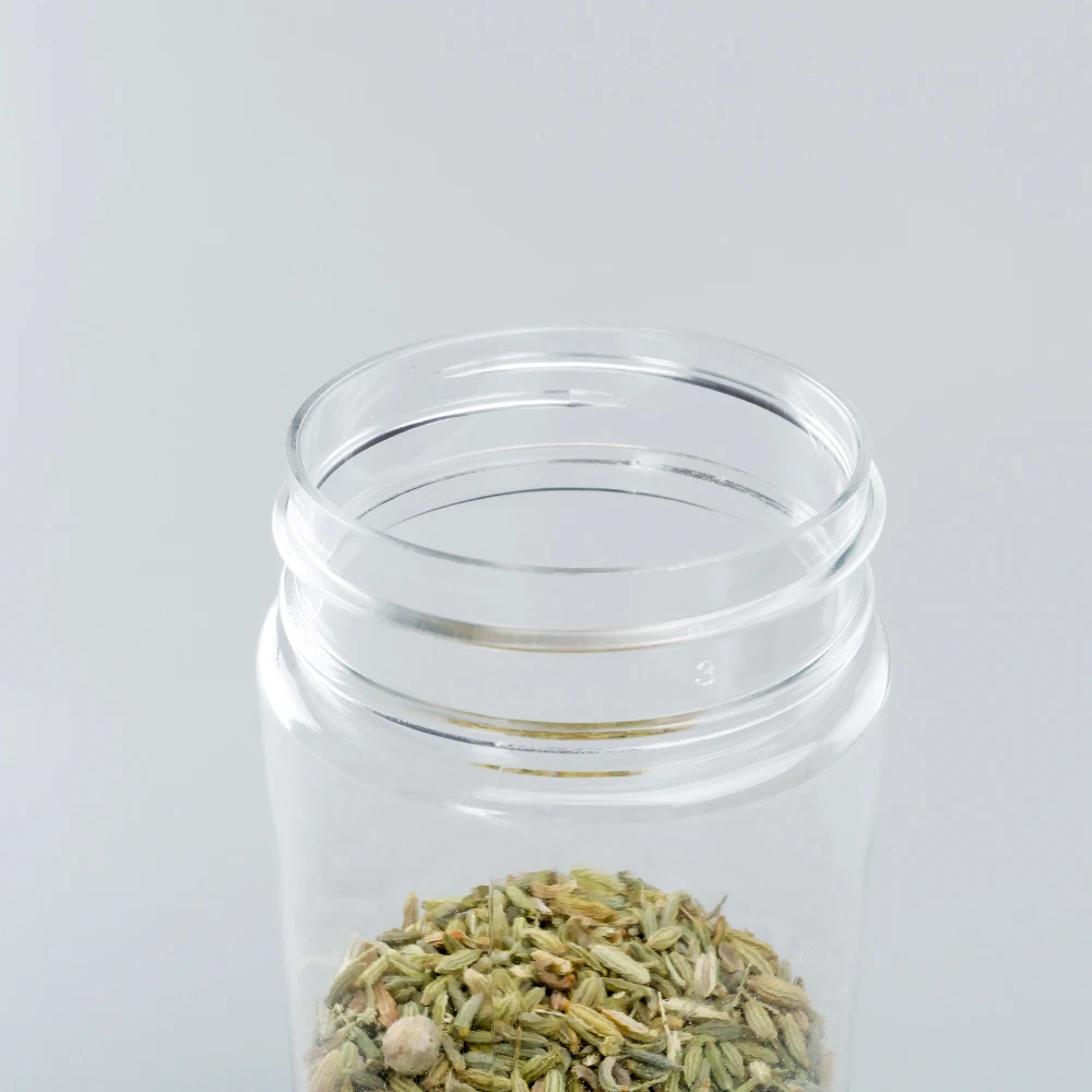 High quality plastic jar for spices 300 ml