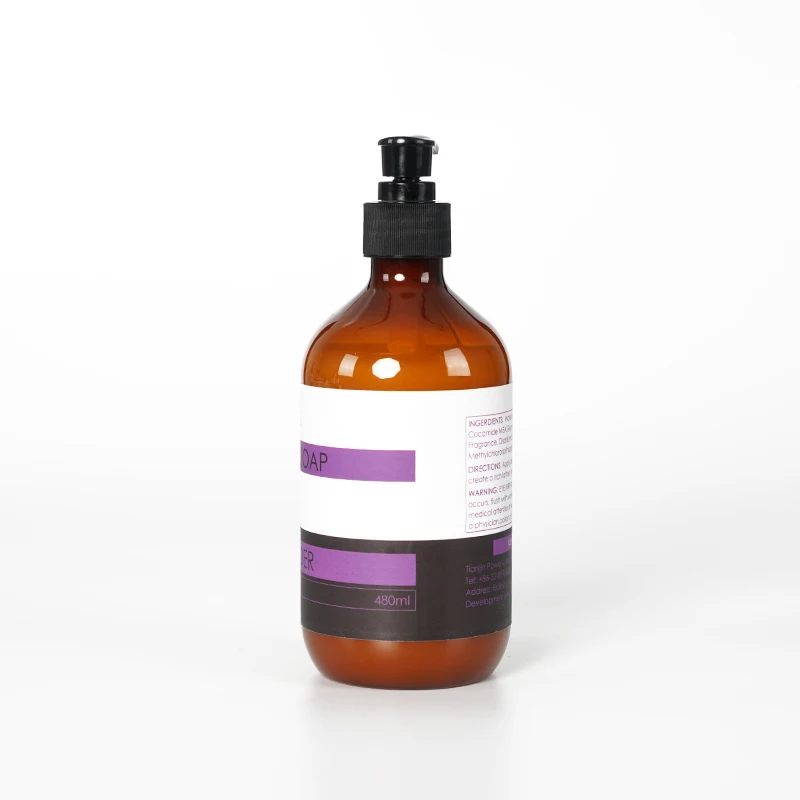 
Guangzhou Manufacturer 500ml Lavender Moisturising Scented Hand Wash Liquid Hand Soap Refill Private Label 